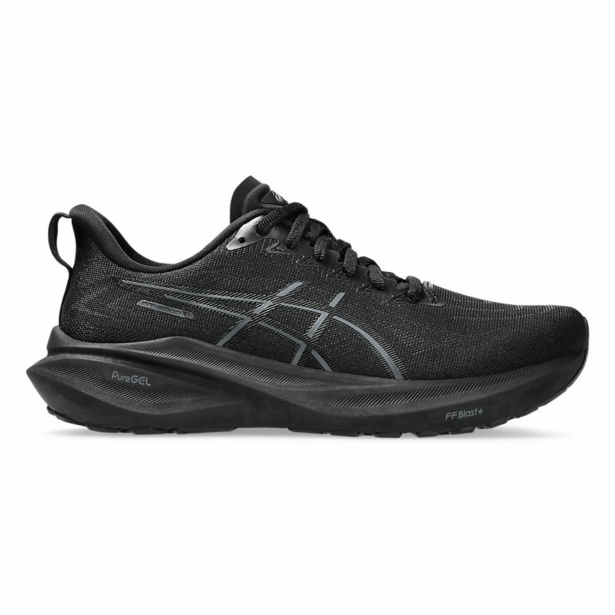 Anti Odor Coating Performance Fit Asics Women's GT-2000 13 Black/Black
