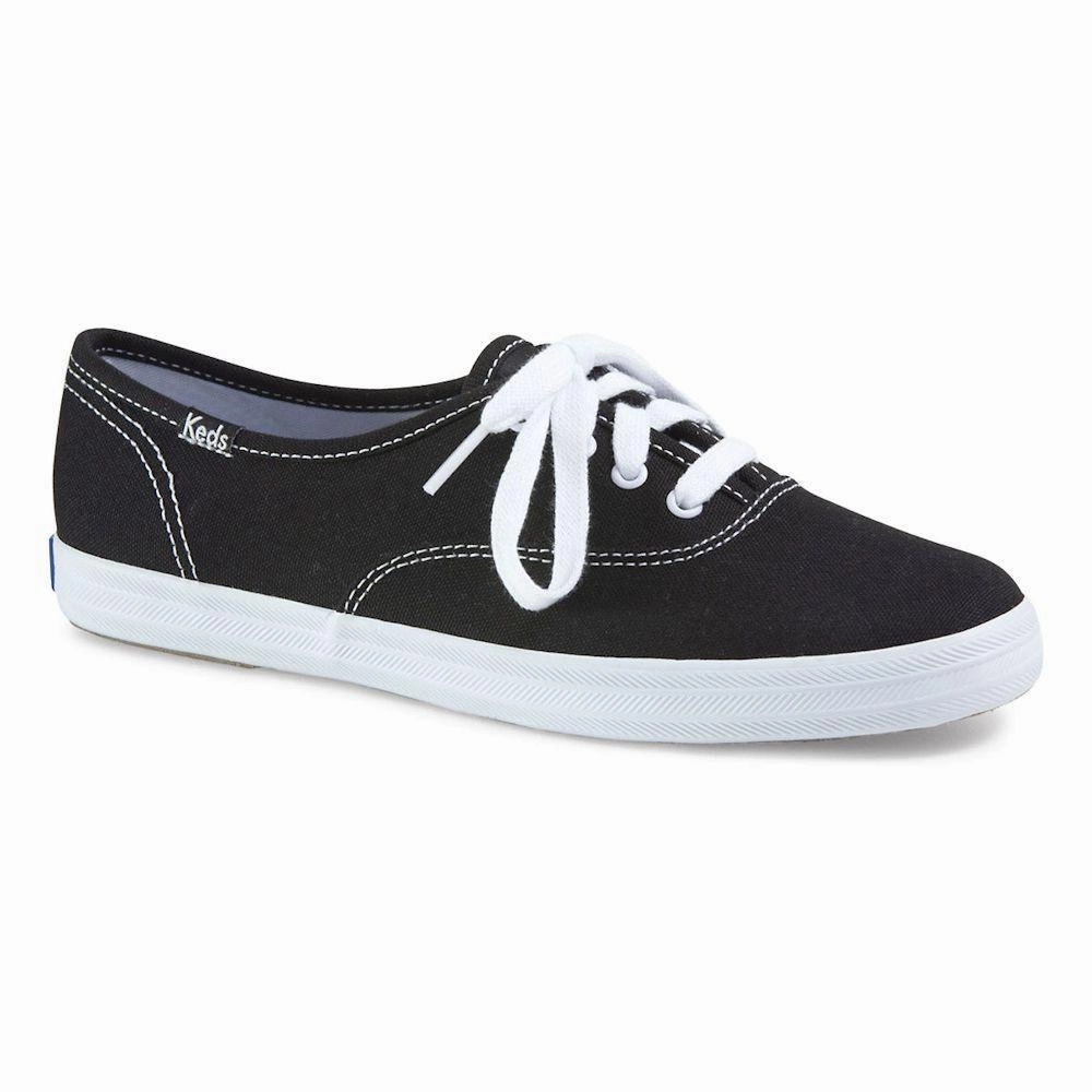 Keds Women's WF34100 Champion Originals Black Zero Pressure
