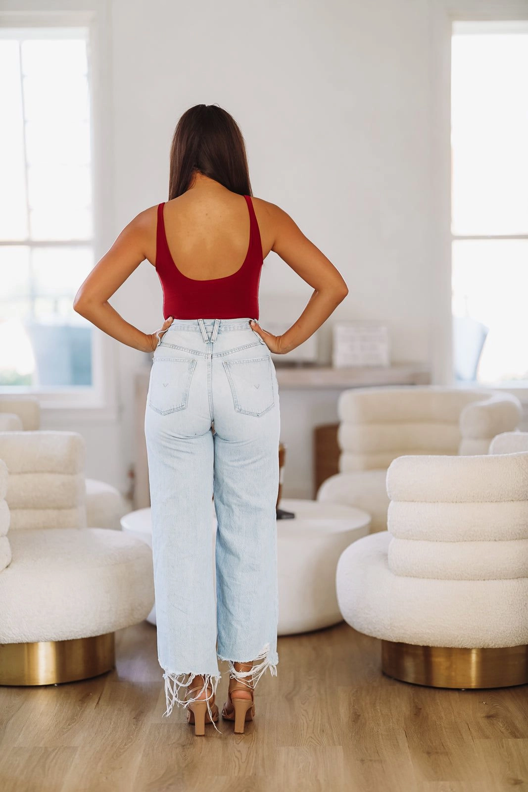 Snatched Tank Bodysuit - Burgundy SlimFit SolarReflectiveFinish