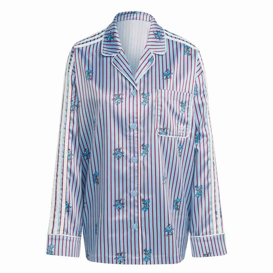 adidas - Women's Satin Xmas Top (HY4571) Transitional Weather Piece