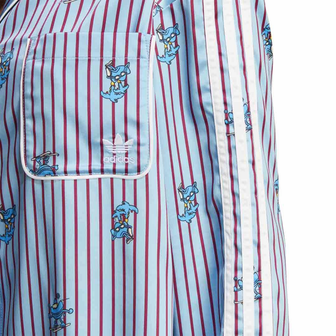 adidas - Women's Satin Xmas Top (HY4571) Fashion Forward Comfy Fit Piece