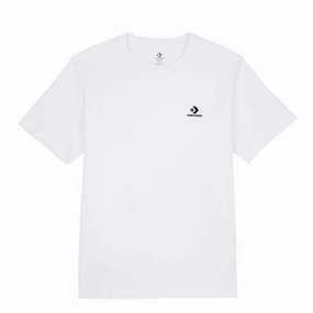 Hypoallergenic Fabric Blend Converse - Unisex Go-To Embroidered Star Chevron T-Shirt (10023876 A01)