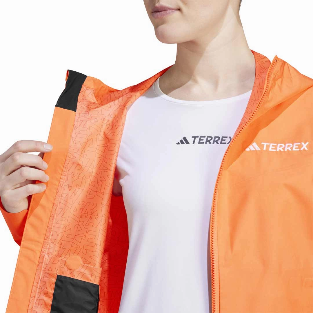 Mid Length VentilatedBackPanel adidas - Women's Terrex 2.5 Layer RAIN.RDY Jacket (IK5675)