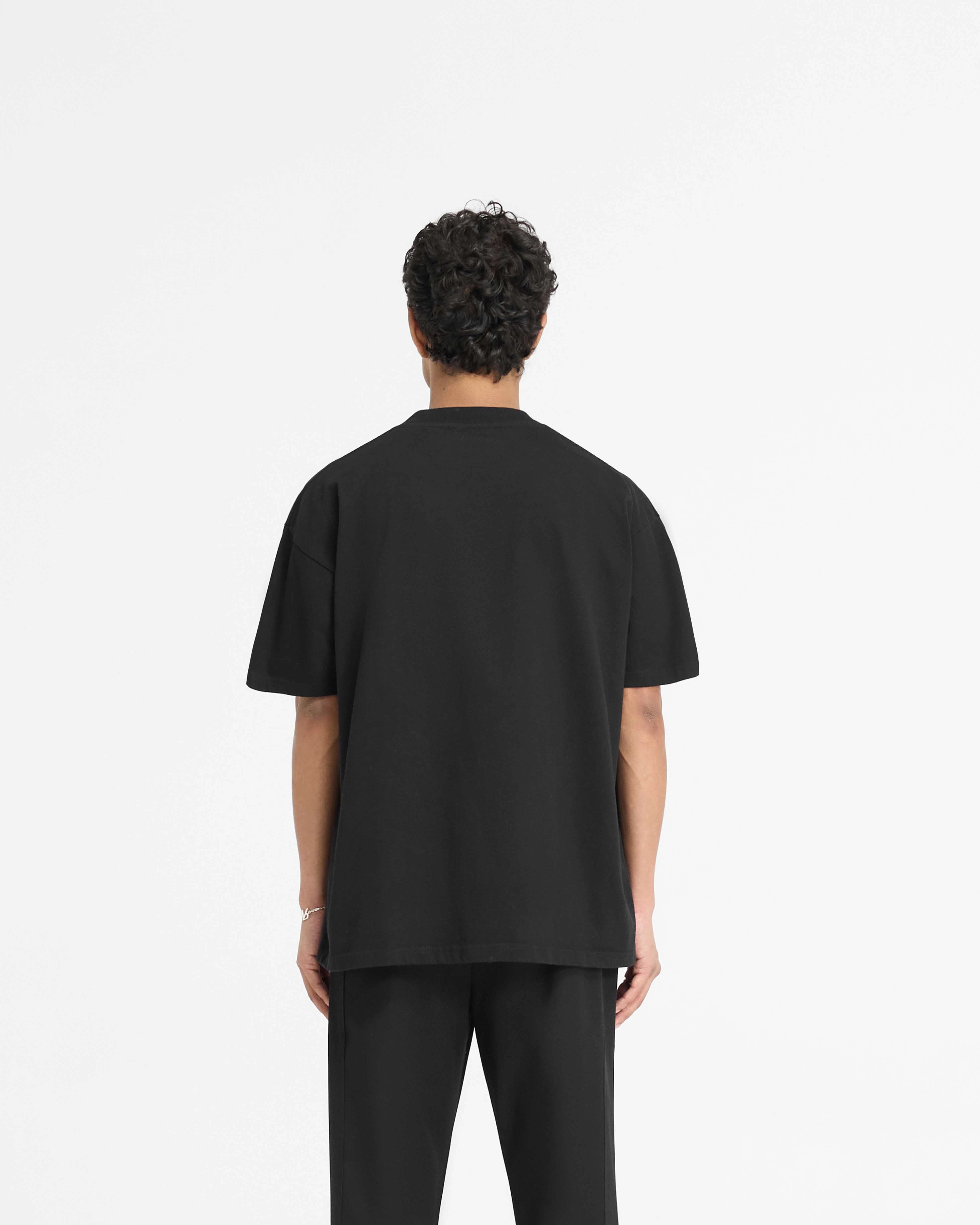 England Applique T-Shirt - Jet Black layerable