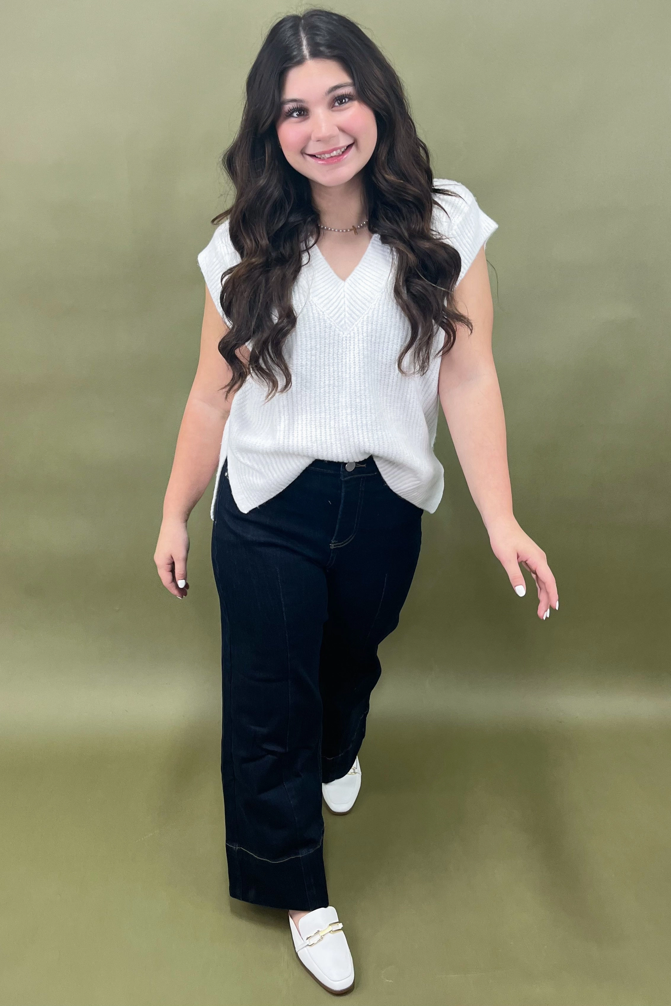 Everyday Essential Sweater Vest *More Colors* Casual Jacket Chic Tee