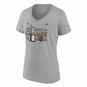 Fanatics - Women's Vegas Golden Knights 2023 Stanley Cup Champions T-Shirt (3R52 0103 12X FT2) Thermoregulating Lining Urban Hike Style