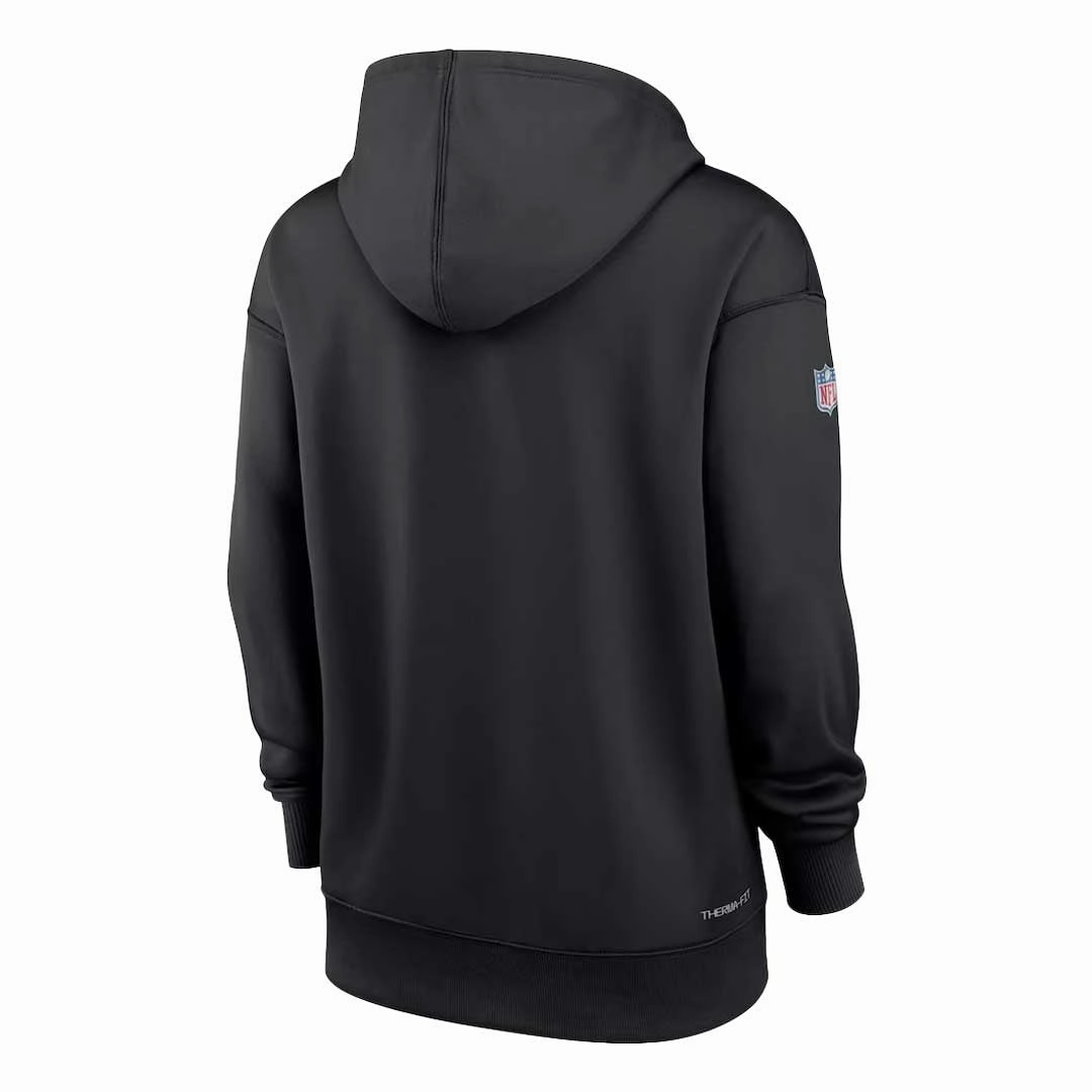 Nike - Women's Tampa Bay Buccaneers Crucial Catch Therma Performance Hoodie (NS56 00A ZUV 8UQ) Outdoor Style Staple Elastic Binding