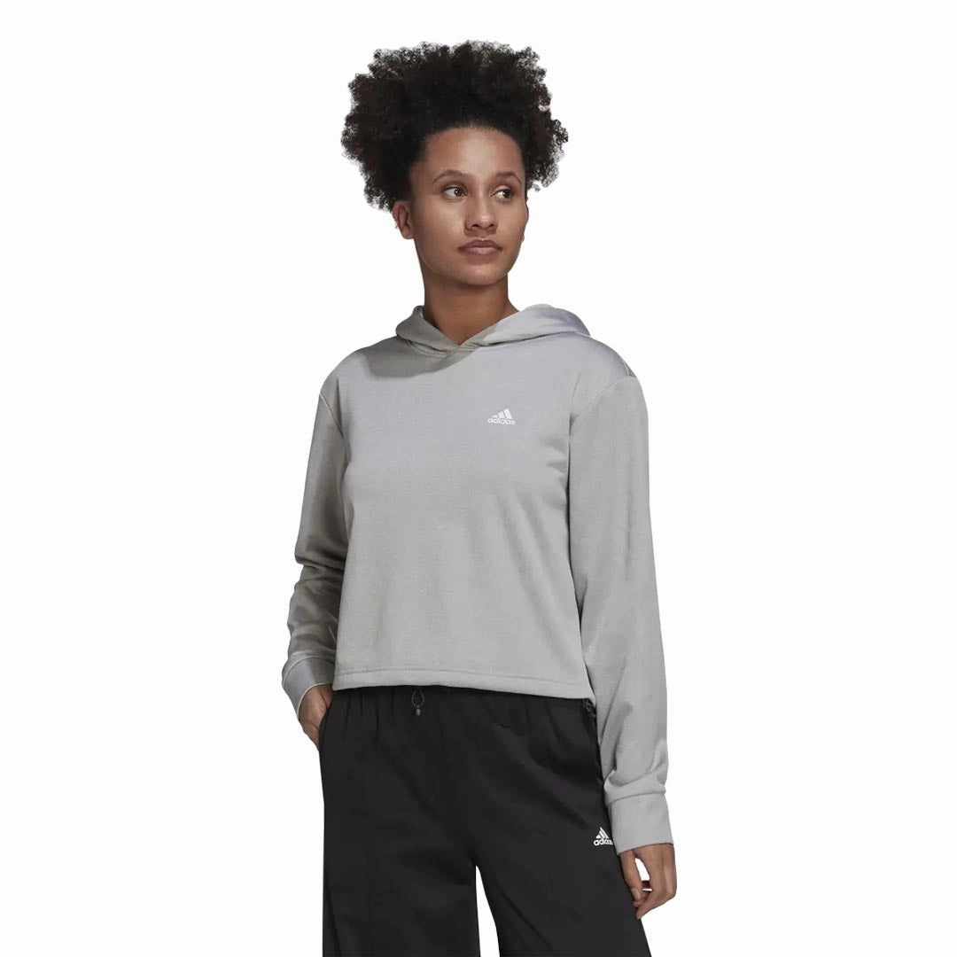 Snag Free Knit adidas - Women's AEROREADY Hoodie (HI4982)