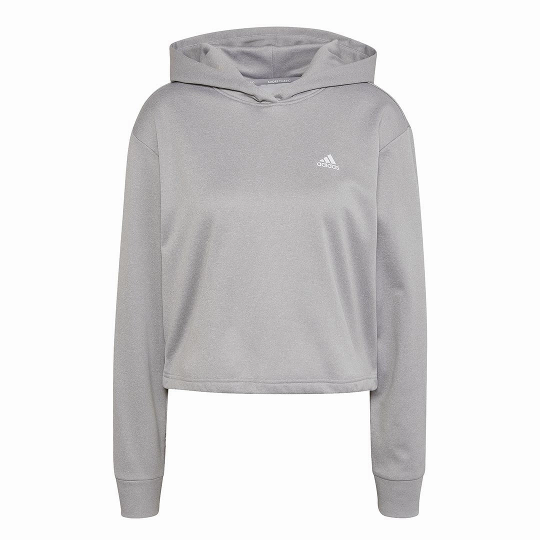 adidas - Women's AEROREADY Hoodie (HI4982) Classic Ribbed Cuffs Mid Length Design