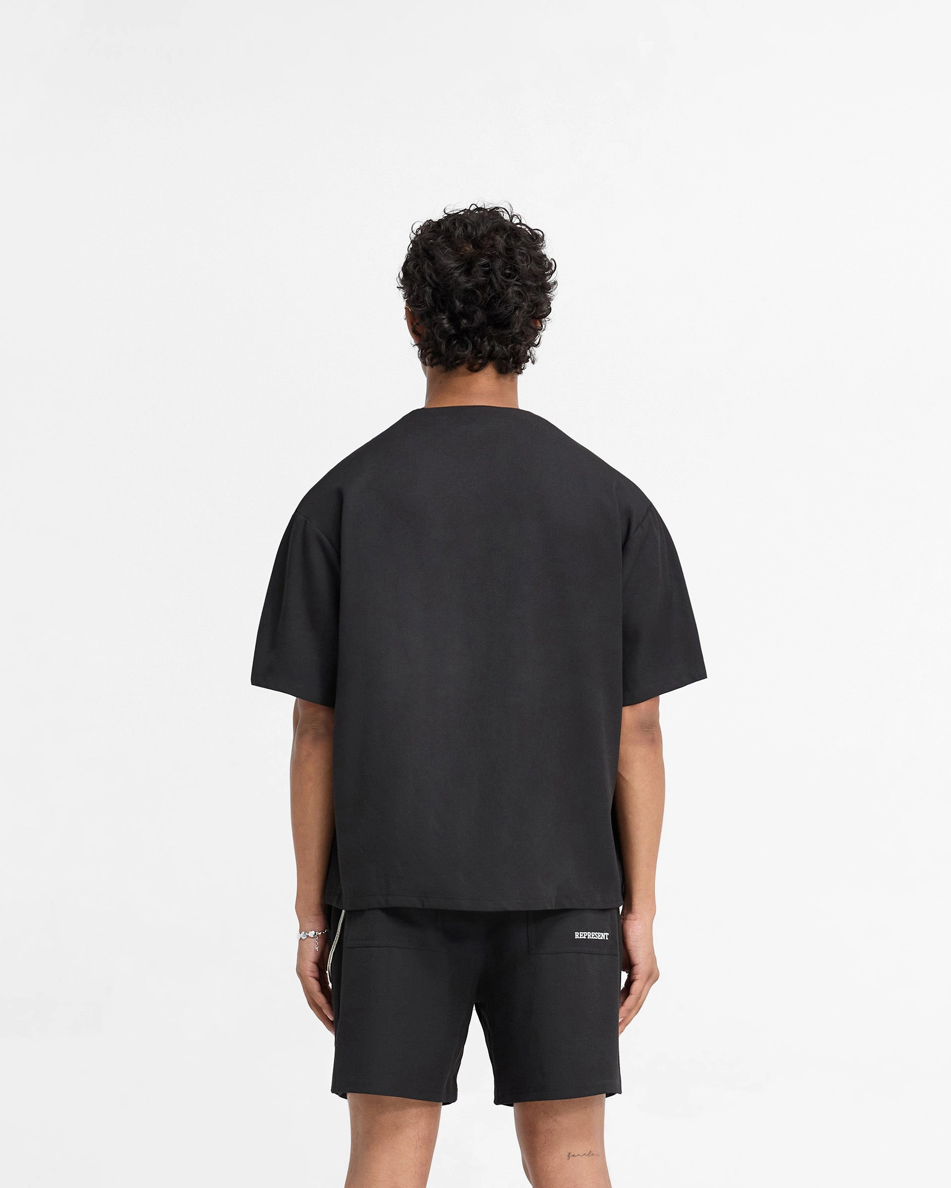 Seasonal Fashion Baseball Shirt - Black