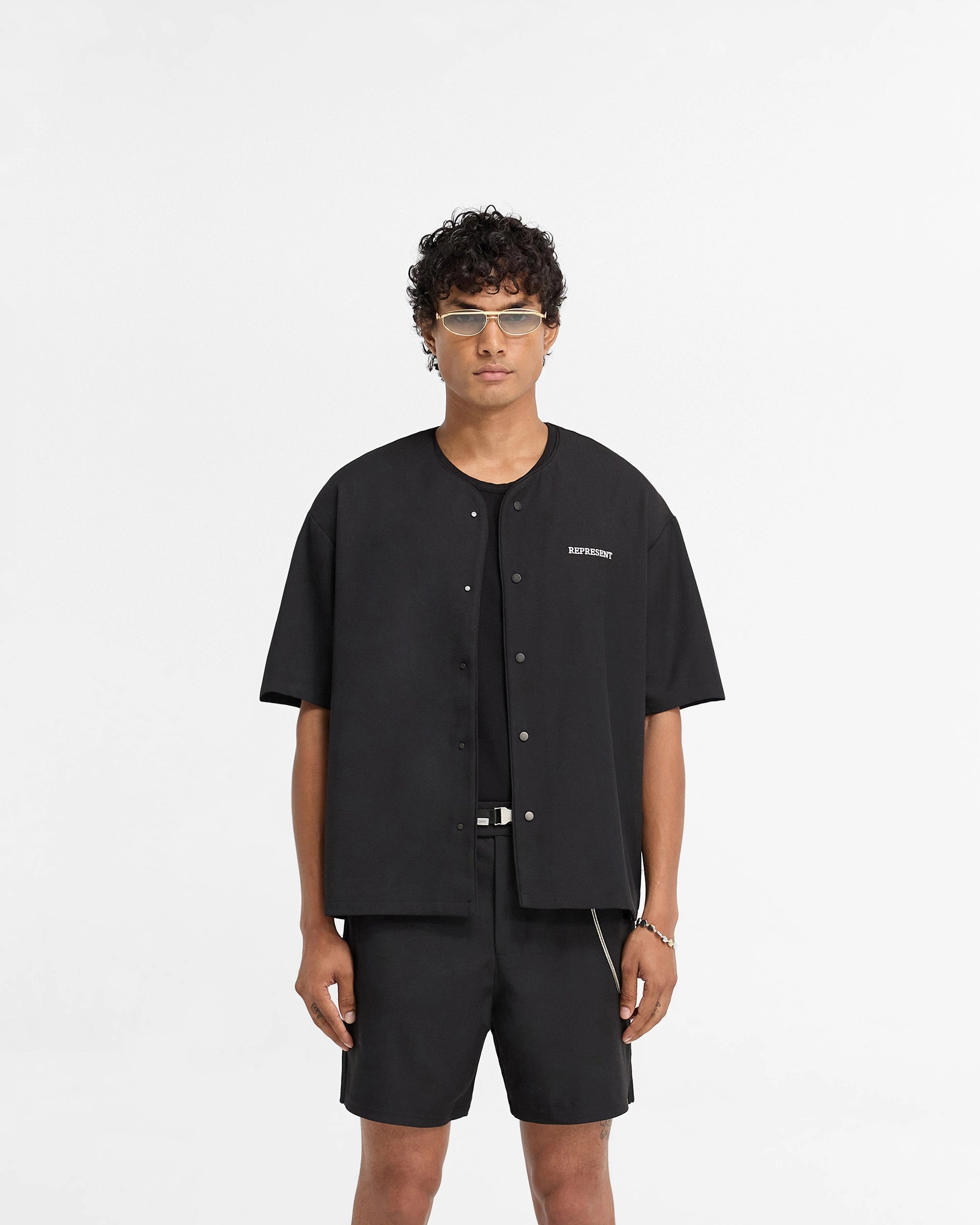 Baseball Shirt - Black Limited Edition No Chafe Edging