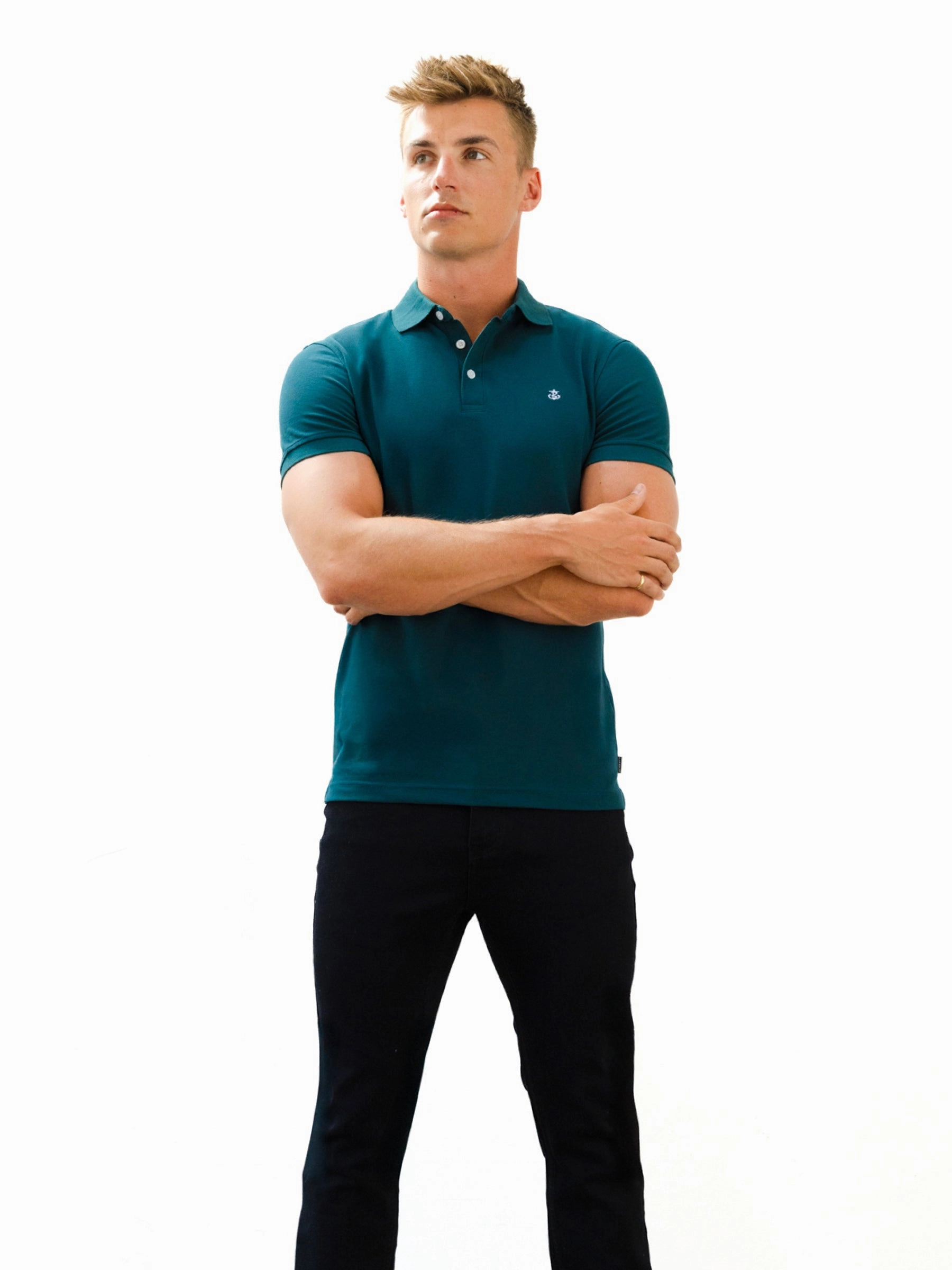 Andorra Polo Shirt - Green Chill Fit Anti Odor Treatment