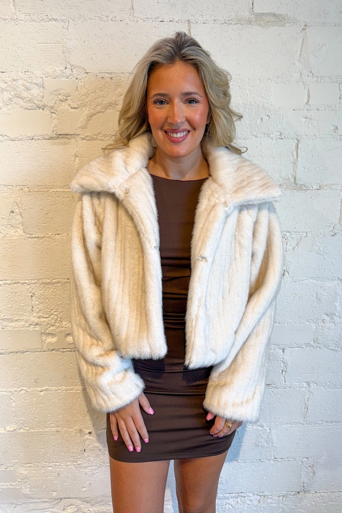 Fergie Faux Fur Coat Urban Edge