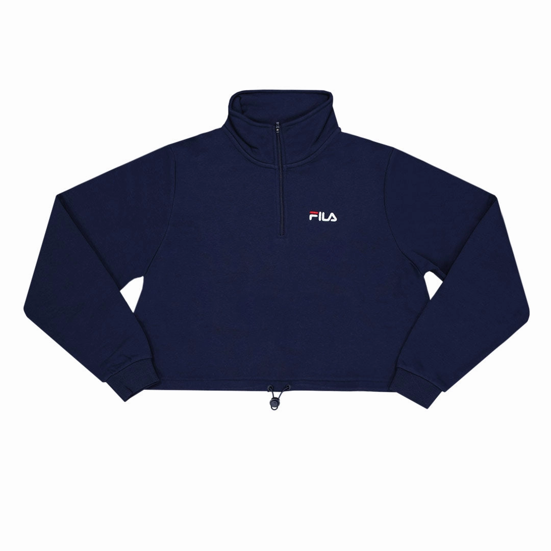 Hypoallergenic Fiber Filling FILA - Women's Rylee 1/2 Zip Sweatshirt (LW037998 410)