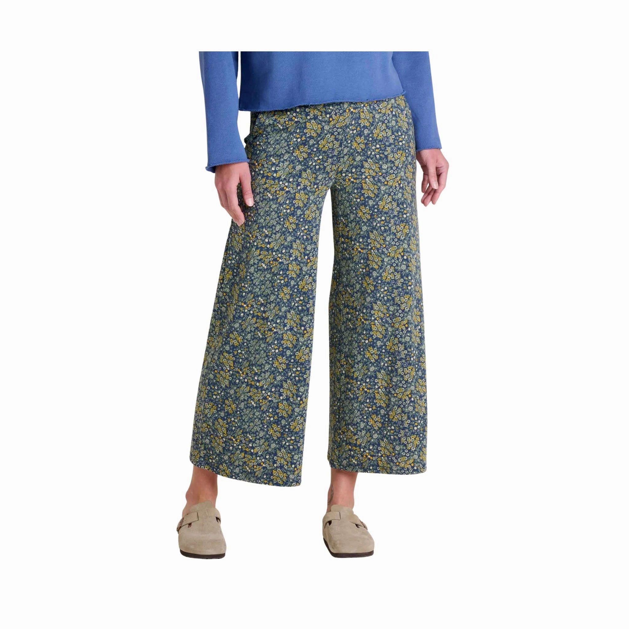 FunctionalZipper Toad & Co Women's Chaka Pull On Pant - True Navy Retro