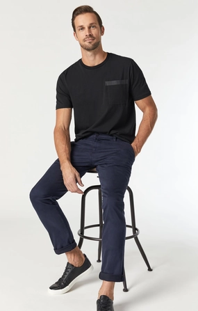 JOHNNY SLIM LEG CHINO IN DARK NAVY TWILL Full Flex