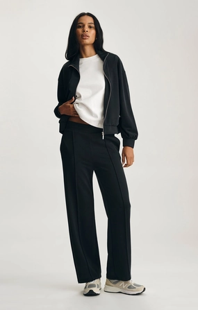 SPORTY LUXE TENCEL? PANTS IN BLACK Functional Fashion Durable Twill
