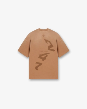 247 Motion Oversized T-Shirt - Rust Eco-friendly