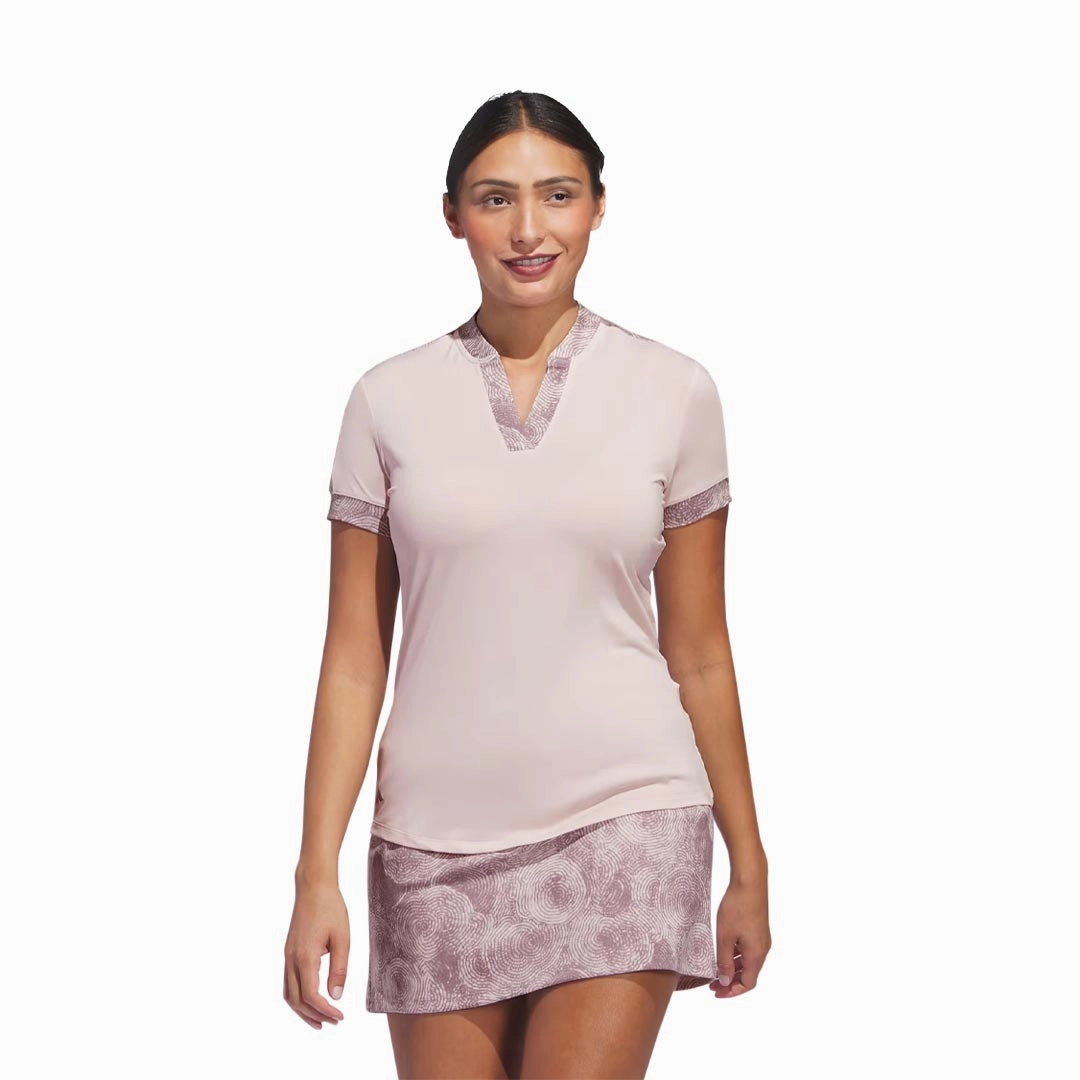 AntiStaticFinish QuiltedPattern adidas - Women's Ultimate365 Solid Printed Polo (IP8688)