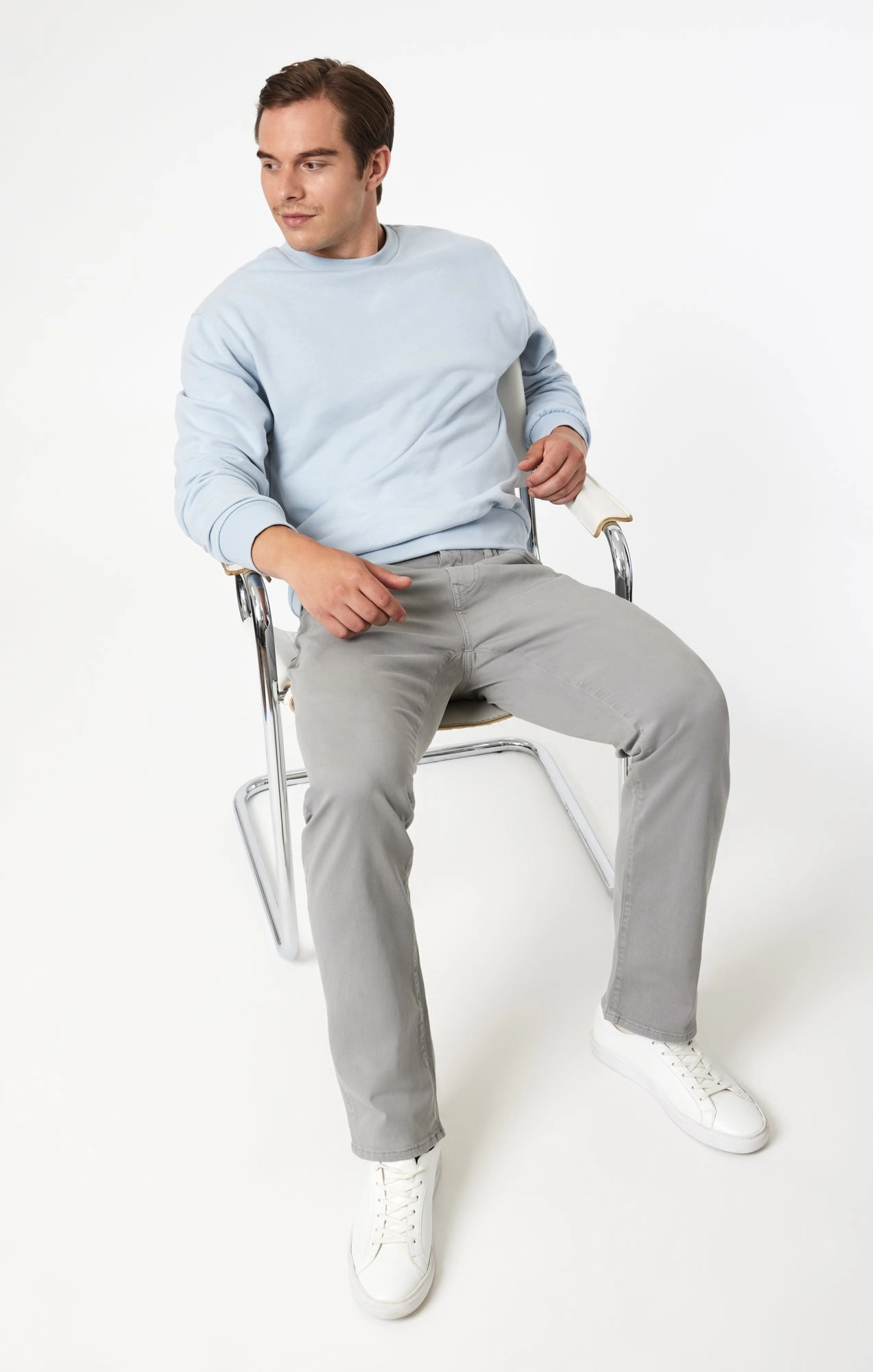 sport chic Comfortable Fit Wear ZACH STRAIGHT LEG IN STORMY CASUAL TWILL