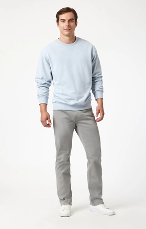ZACH STRAIGHT LEG IN STORMY CASUAL TWILL Flattering Design Wear