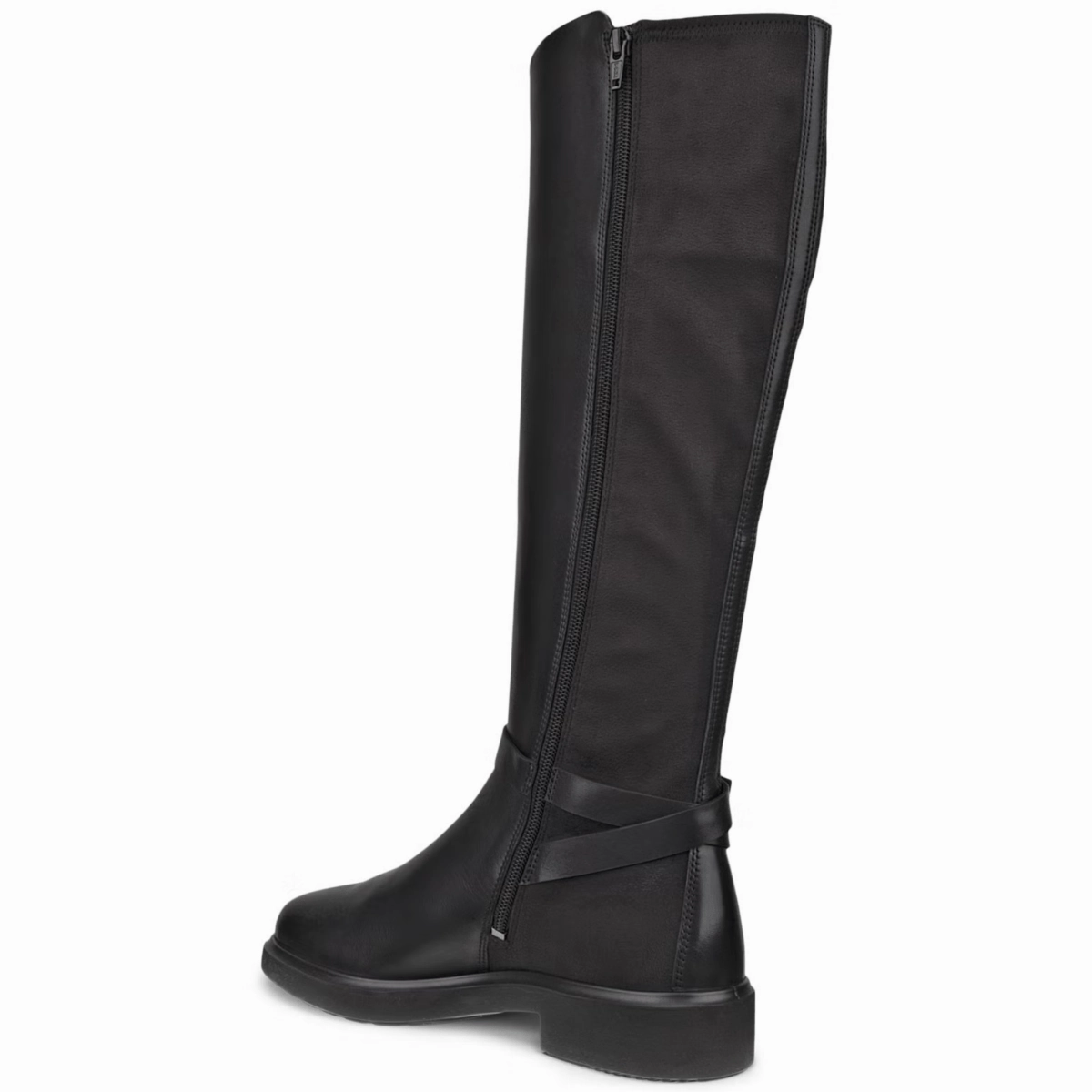 Ecco Women's Metropole Amsterdam Knee-High Black Leather Hope Step