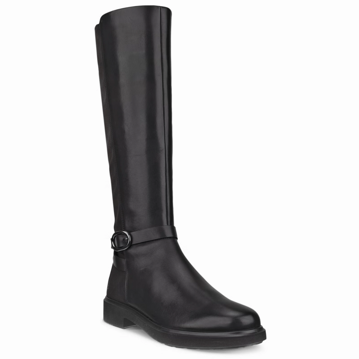 Ecco Women's Metropole Amsterdam Knee-High Black Leather Noise free