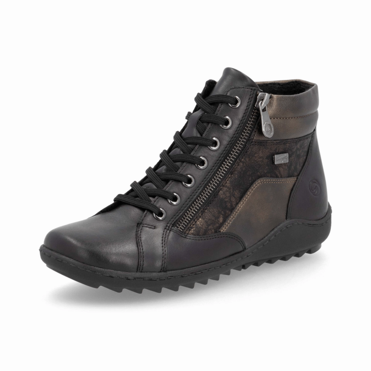Hill Climb Rieker Women's R1458-03 Black/Antique Leather