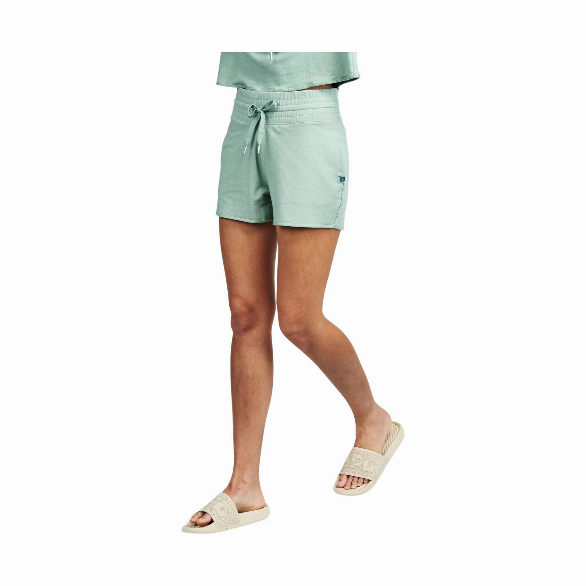 Breezy Flex Day Trip Wear Tasc Women's Varsity French Terry Short - Sage