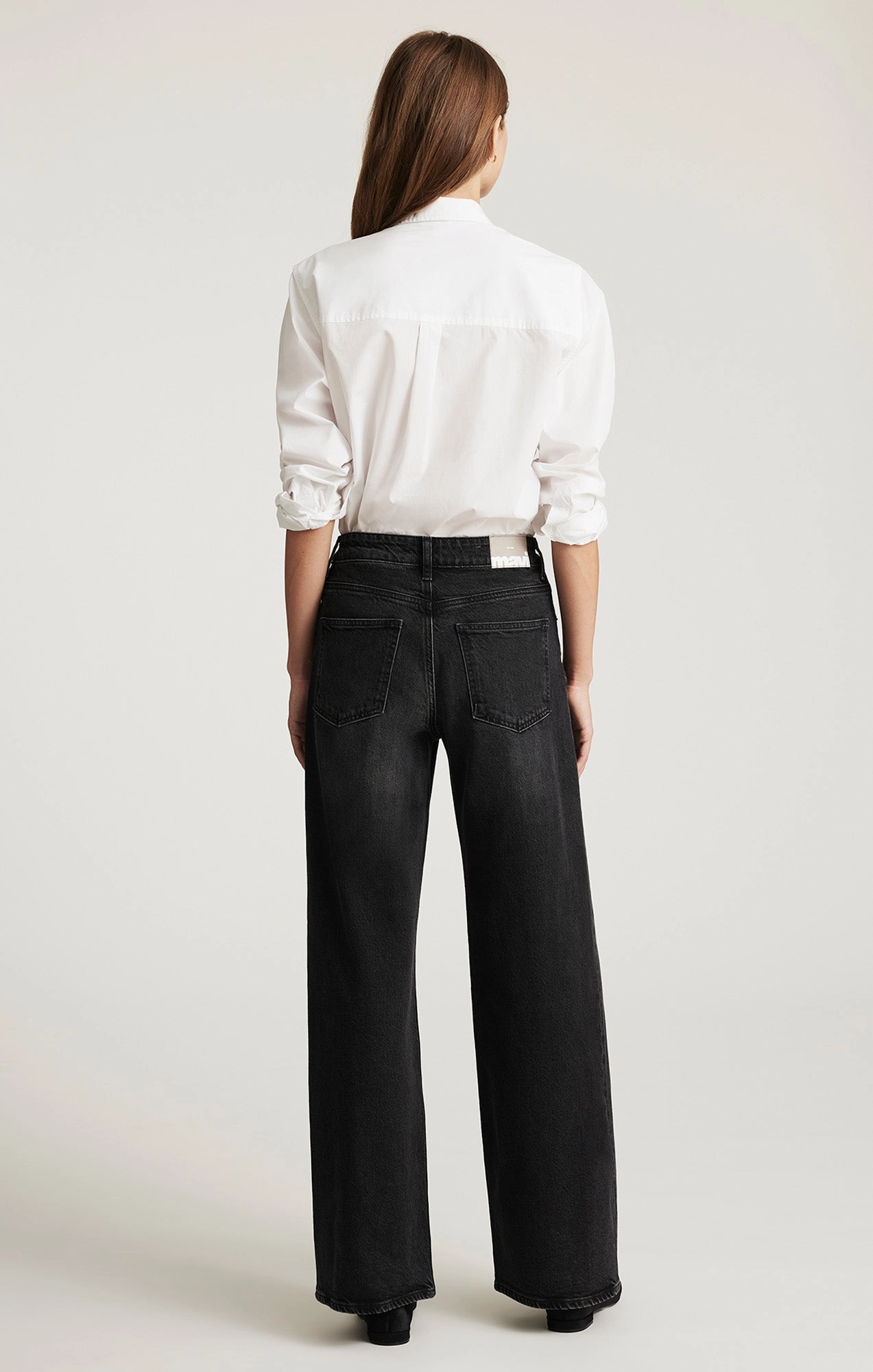 FLORIDA WIDE LEG IN DARK SMOKE CLASSIC BLUE Closet Staple Tailored Fit