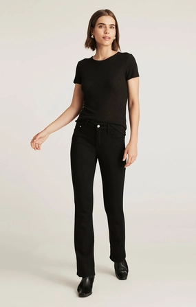 MOLLY BOOTCUT IN BLACK SUPERSOFT Slim Vintage Lover Bold Road Trip