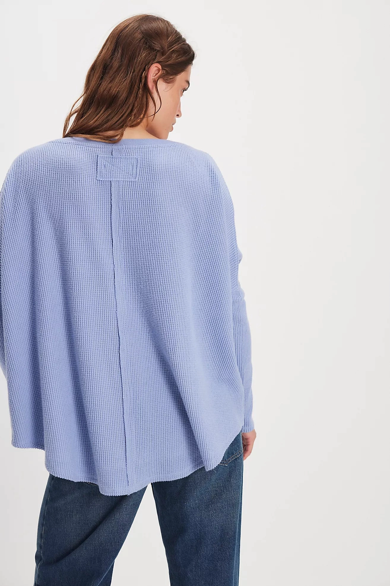 Free People Latte Blues Thermal Quick Dressing OekoTex Certified