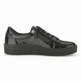 Active Steps Impact Diffusion Design Gabor Women's 53.334.97 Black Patent