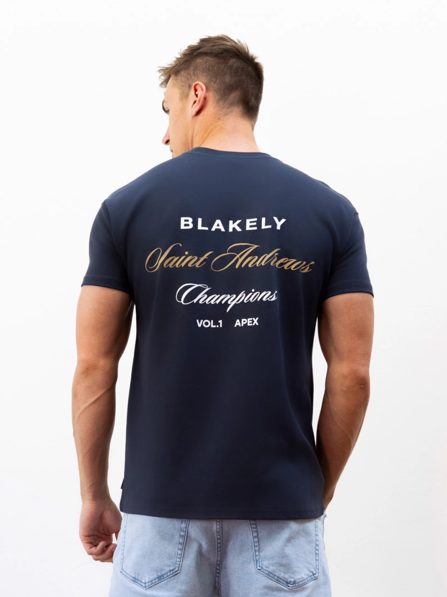 Champions Legacy Relaxed T-Shirt - True Navy Sporty Top