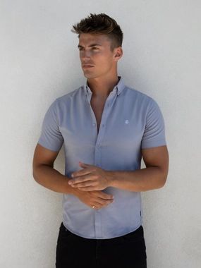 Navarra Short Sleeve Shirt - Pale Lilac Quality Wear
