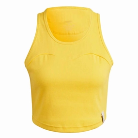 adidas - Women's Lounge Rib Tank Top (IC6506) Layered Collar Bonded Collars