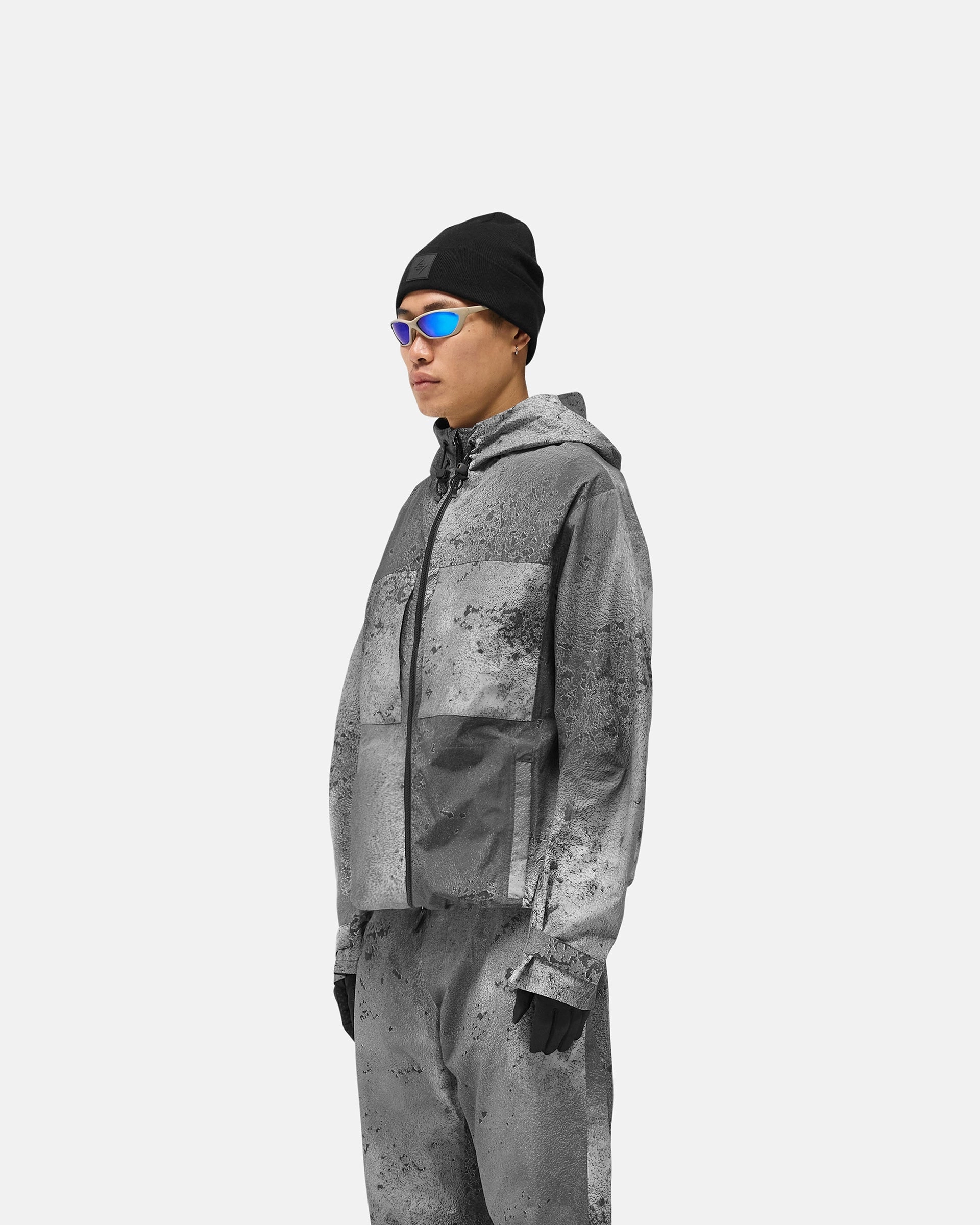 Shock Absorbent Padding Soft Cover 247 Taped Jacket - Chrome