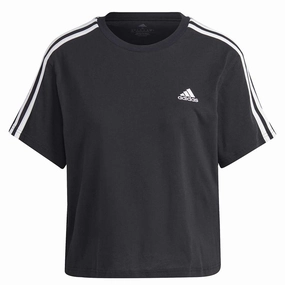 Softshell Coating adidas - Women's Essentials 3 Stripes Crop T-Shirt (HR4913)