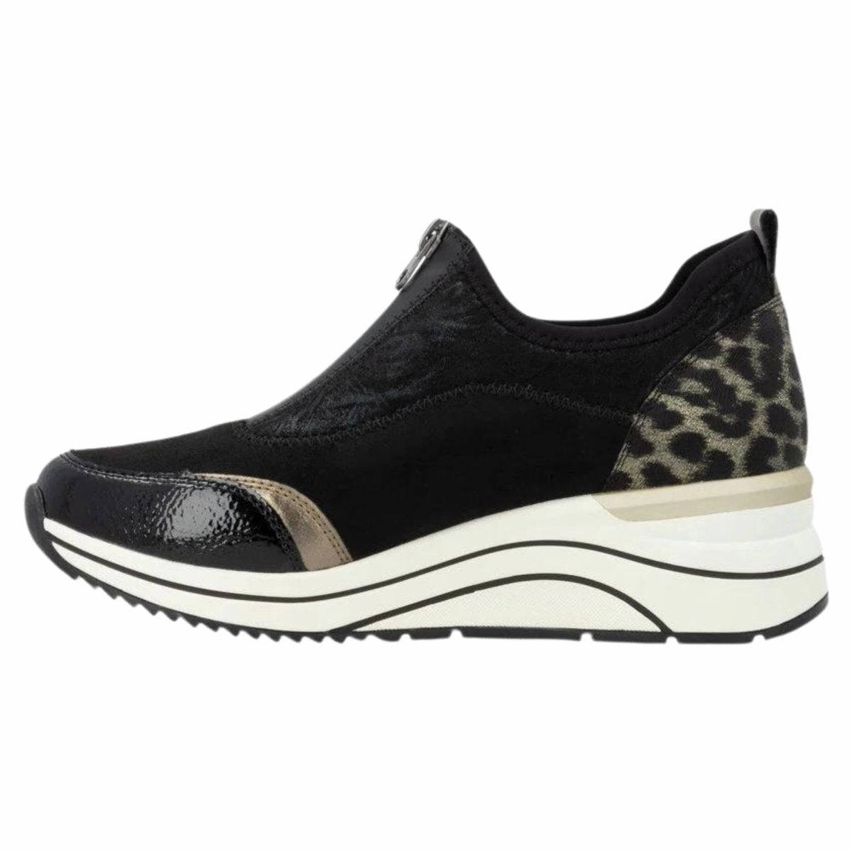 Shock-absorbent cushioning Impact-absorbing fit Rieker Women's D0T08-02 Black/Bronze