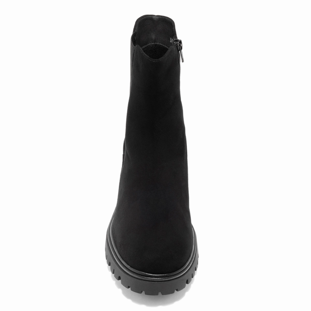 PieSanto Women's 245646 Chelsea Black Suede Roll Bar Stabilizer