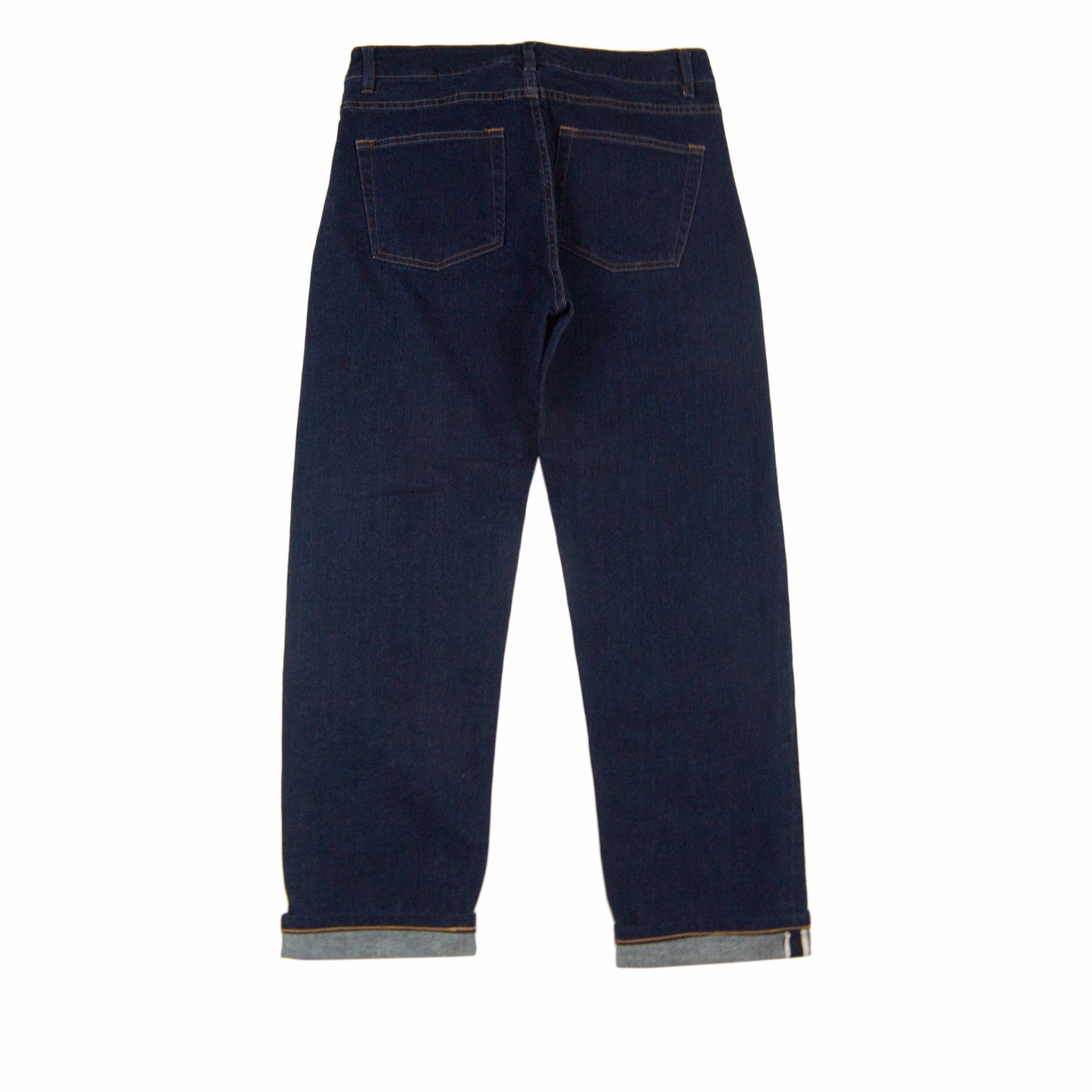 Customizable length Eco Friendly Fabric Brooklyn Denim Co. Women??s Cropped Selvedge Boyfriend Jean Indigo Rinsed