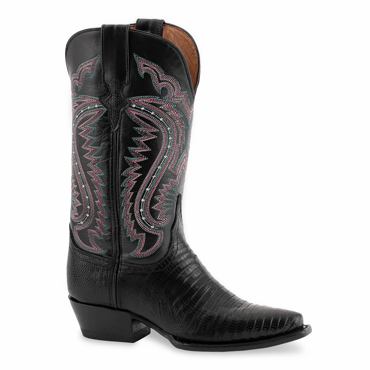 Ferrini Women's Taylor Black Teju Lizard All-Weather Design.