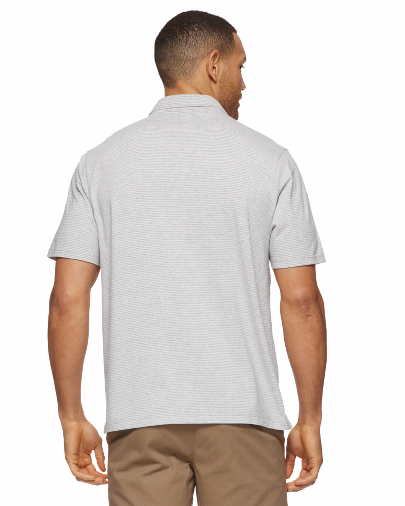 HASTINGS SUPER SOFT STRIPED POLO comfortable top