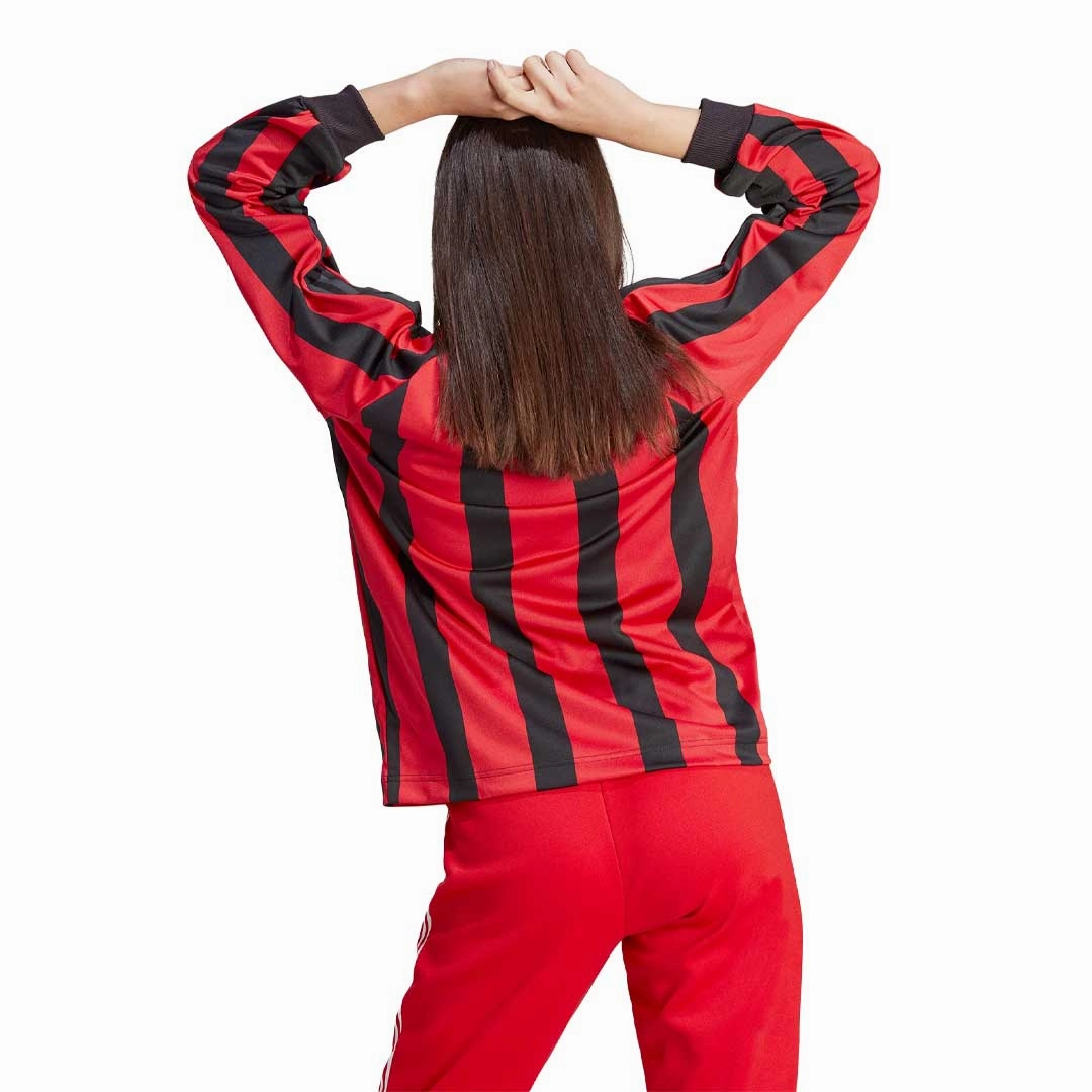 adidas - Women's Jacquard Long Sleeve Jersey (IC6634) Elasticated Waistband