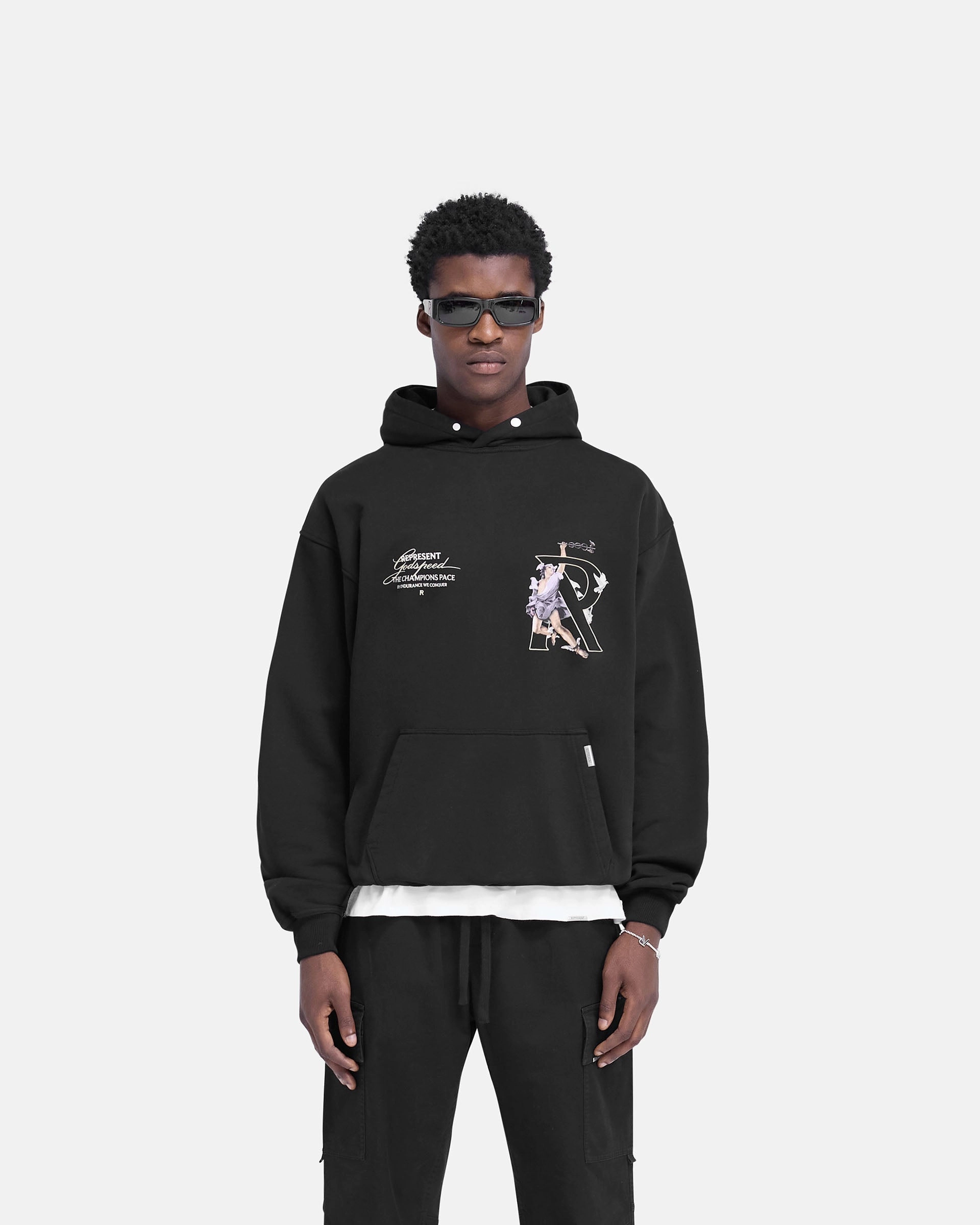 Okapi like Hermes Hoodie - Jet Black