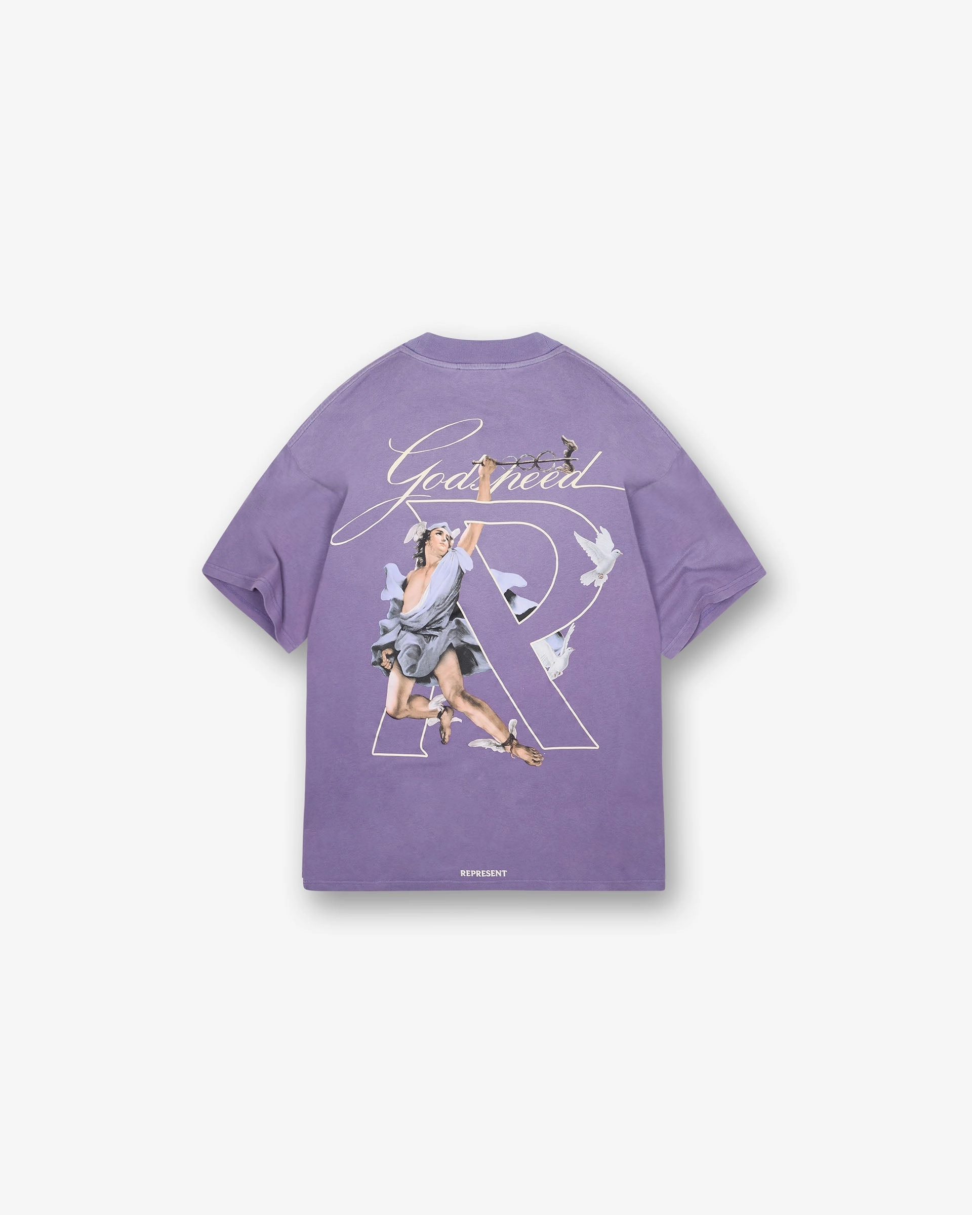 Hermes T-Shirt - Purple Cozy Design Fit