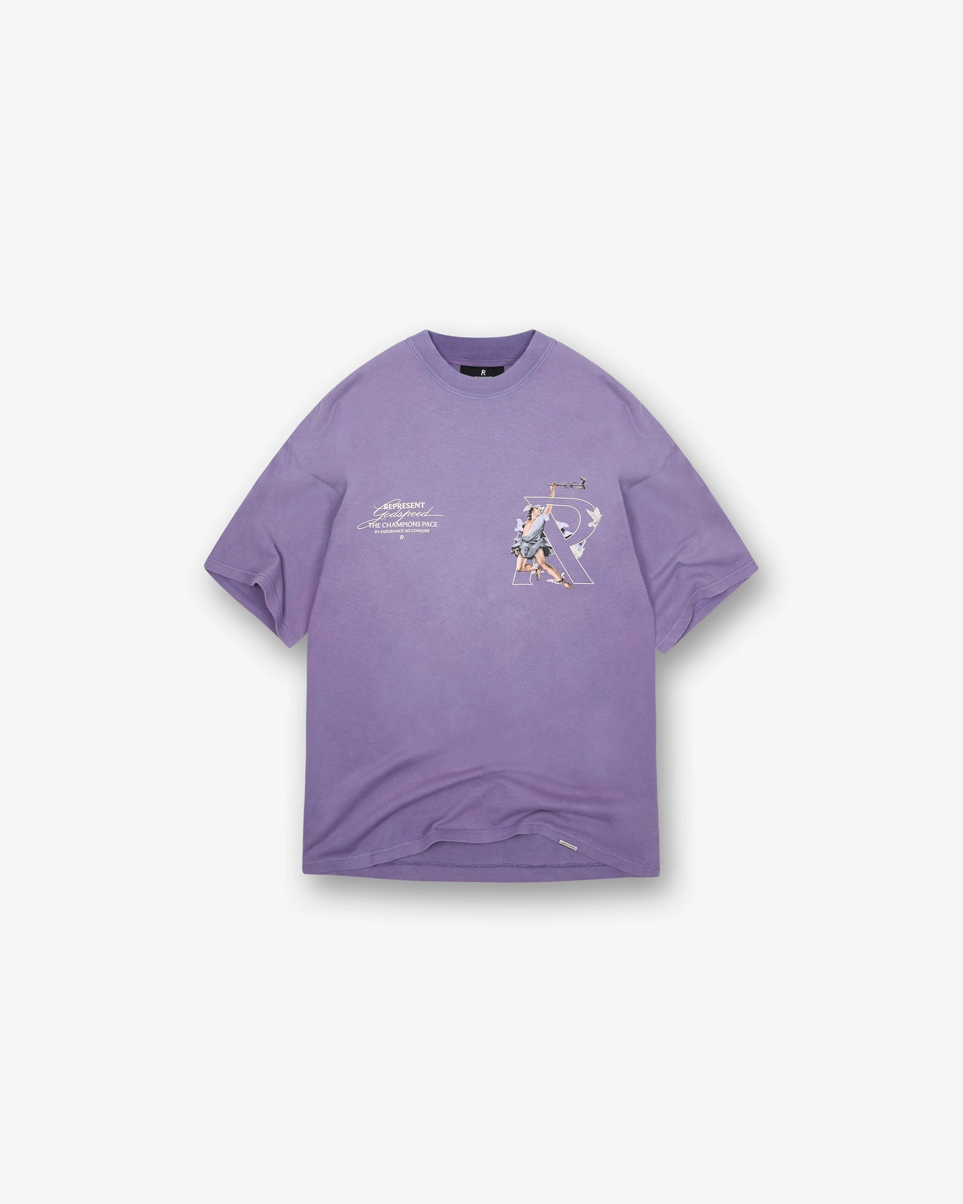 Hermes T-Shirt - Purple Breathable Flex Fit Chic Fashion