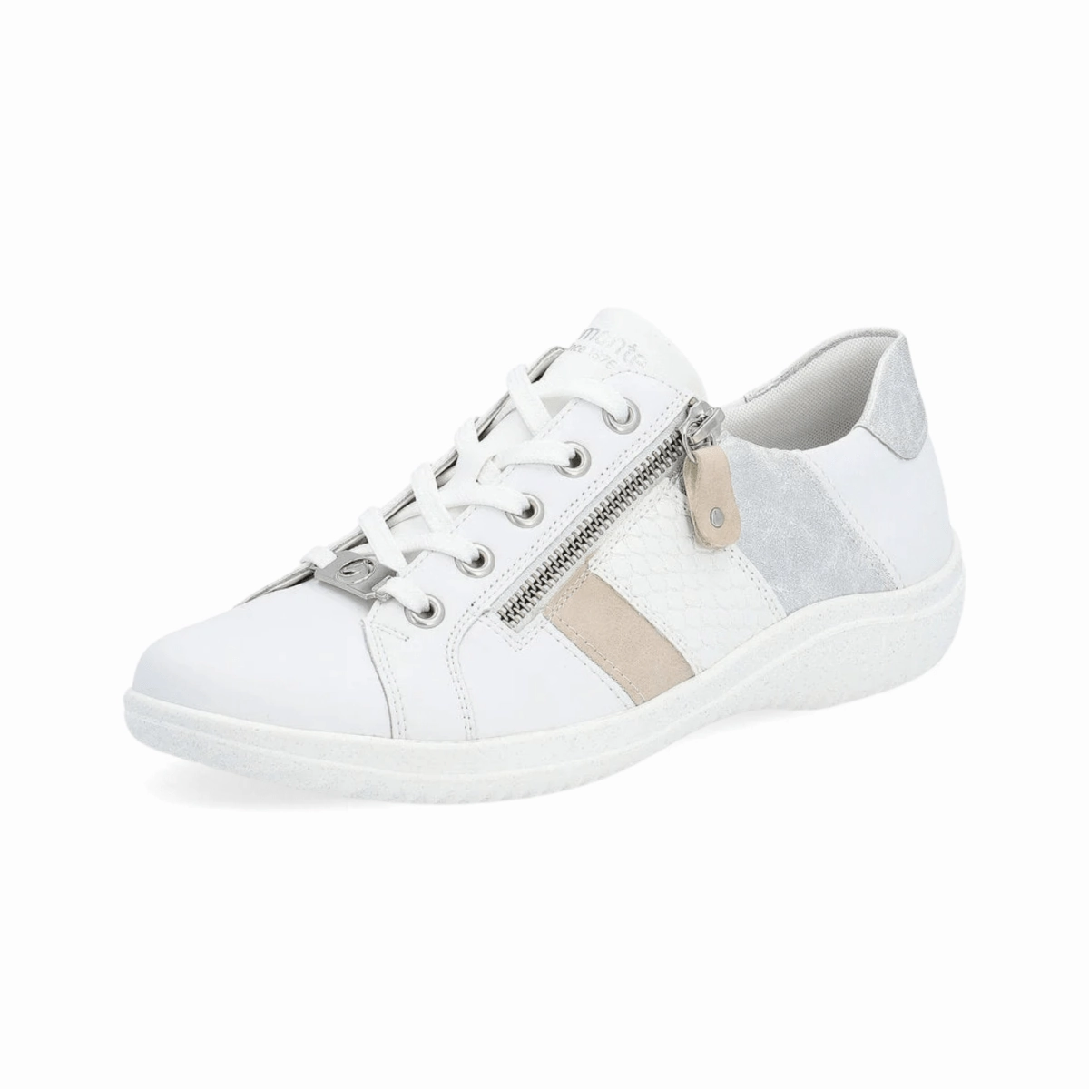 Eco Vibe Rieker Woman's Louann D1E00-81 White/Rose/Ice