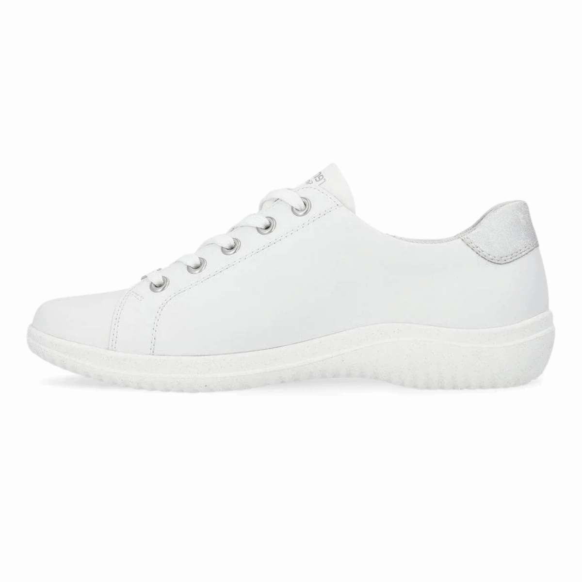 Rieker Woman's Louann D1E00-81 White/Rose/Ice Comfortable Midsole