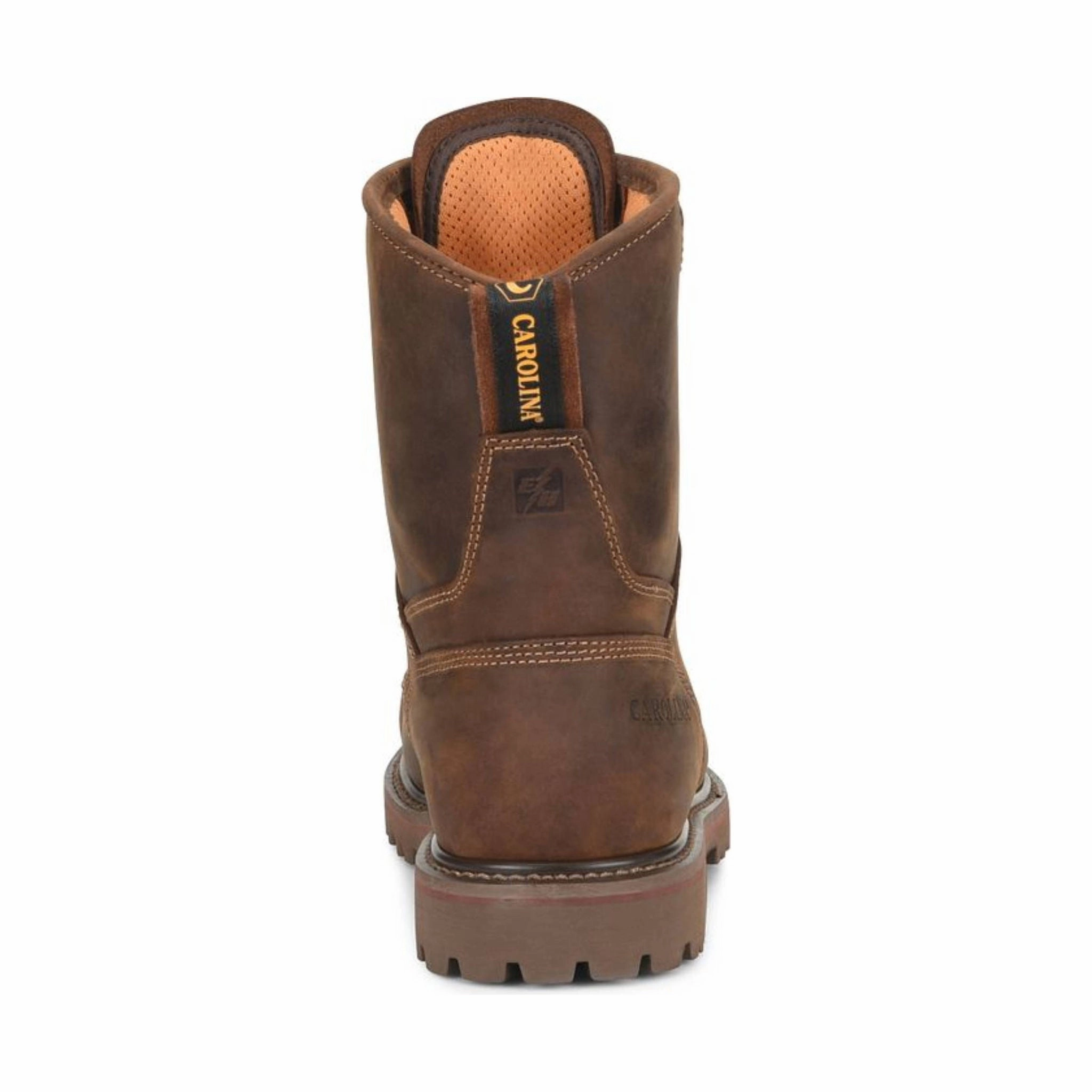 Stable Step Northern Resident Carolina Men's 28 Series 8 Inch Waterproof Composite Toe Work Boots - Brown